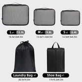 BAGAIL 6 Set Packing Cubes Luggage Packing Organizers for Travel Accessories (Beige) BAGAIL STORAGE_BAG